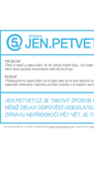 Mobile Screenshot of jen.petvet.cz